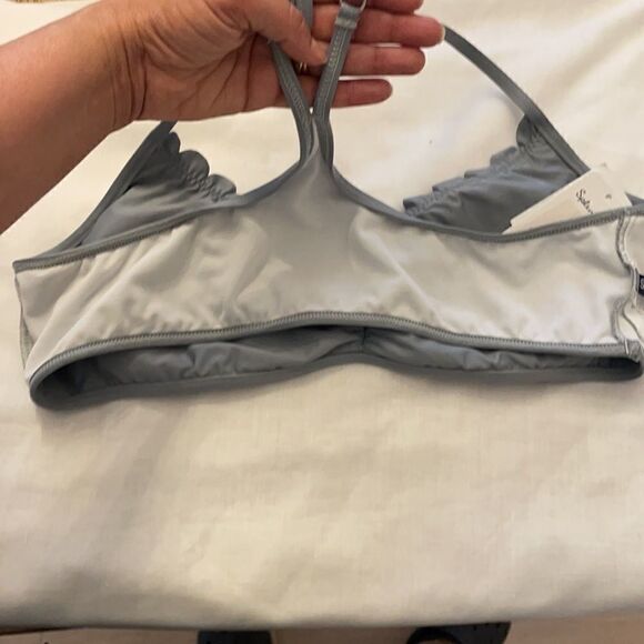 SPLENDID GRAY BRALETTE BIKINI TOP.  NEW - Picture 5 of 7